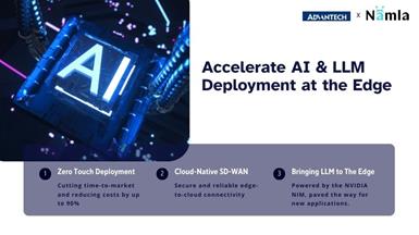 Advantech forges strategic partnership with Namla to scale the deployment of AI & LLM at the Edge